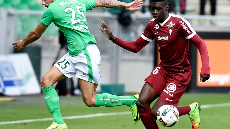 Ismaïla Sarr a ouvert le score à Saint-Étienne.