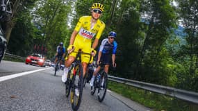 Le Slovène Tadej Pogacar lors de la 5e étape du Tour de France, le 3 juillet 2024