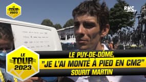 Tour de France (9e étape) : Le Puy-de-Dôme, "je l'ai monté à pied en CM2" sourit Martin