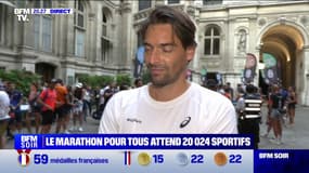 "C'est une chance unique de le vivre avec un public français qui a été au-delà de toute espérance": le nageur français Camille Lacourt participera au Marathon pour tous