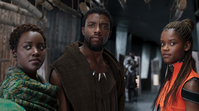 Chadwick Boseman, Letitia Wright, Lupita Nyong'o dans "Black Panther", en salles depuis le 14 février 2018