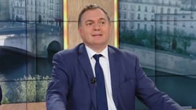 Le ministre des Transports, Philippe Tabarot, sur le plateau de BFMTV le vendredi 23 mai 2025