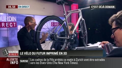 La chronique d'Anthony Morel : Le vélo du futur entièrement imprimé en 3D - 27/05