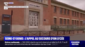 Sécurité: les professeurs de ce lycée d'Aubervilliers, en Seine-Saint-Denis, lancent un cri d'alerte