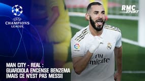 Man City - Real : Guardiola encense Benzema (mais ce n'est pas Messi)