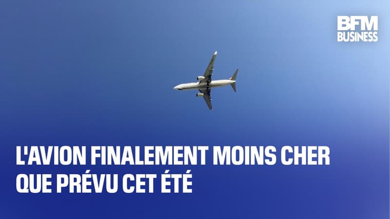 L'avion finalement moins cher que prévu cet été