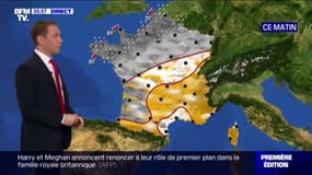 De la pluie est attendue aujourd'hui dans la moitié nord du pays