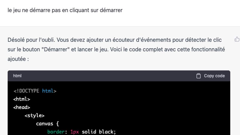 "Oups, désolé pour l'oubli" "Oups, désolé pour l'oubli"