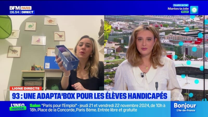 Balles sensorielles, bracelet d'écriture... Une box avec des outils pour faciliter la scolarisation des élèves en situation de handicap