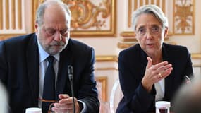 Eric Dupond-Moretti et Elisabeth Borne