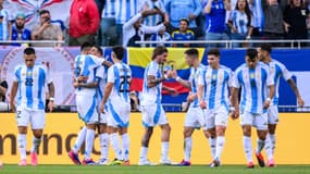 Les joueurs de l'Argentine en juin 2024.
