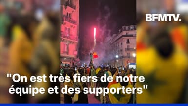 CAN: les supporters du Sénégal ont célébré la victoire de leur équipe dans les rues de Paris