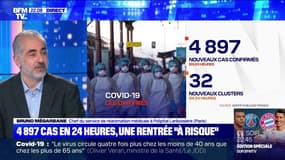 Coronavirus: 4 897 cas en 24 heures, une rentrée "à risque" - 23/08