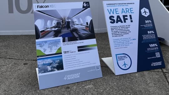 Le Falcon 10X dévoilé au Bourget