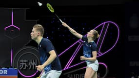 Delphine Delrue et Thom Gicquel lors des Jeux européens 2023.