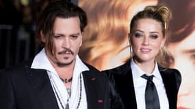 Johnny Depp et Amber Heard à la première de "The Danish Girl" à Los Angleles le 22 novembre 2015 