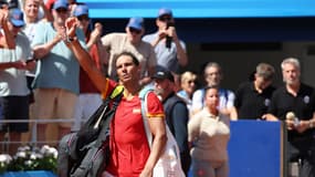Rafael Nadal lors des JO de Paris, le 29 juillet 2024.