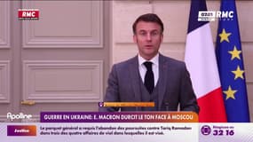 Ukraine: "Aucune limite" au soutien à Kiev, annonce Emmanuel Macron