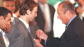 Dugarry et Chirac