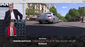 Teodoro Bartuccio, fondateur du collectif "Mon vélo est une vie" dans "Neumann-Lechypre" sur RMC et RMC Story