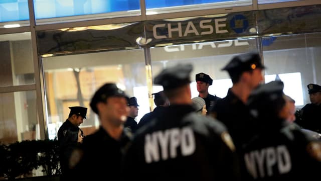 Des policiers du NYPD à Manhattan, le 31 octobre 2017 à New York. 