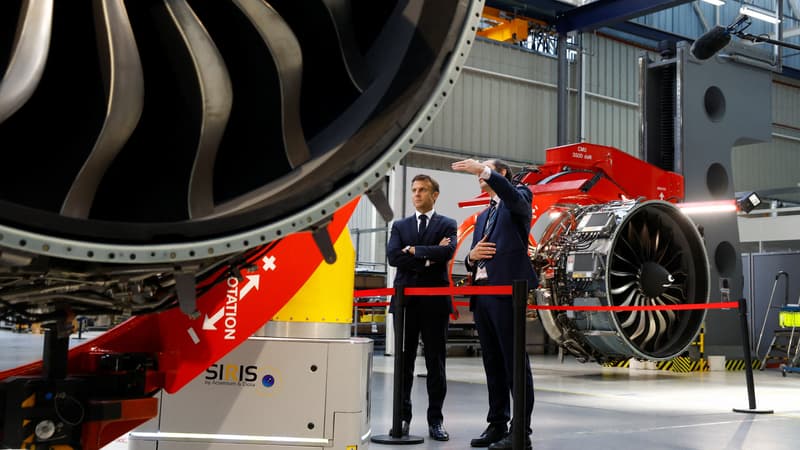Biocarburant, nouveaux moteurs: Emmanuel Macron dévoile son plan pour un avion plus propre