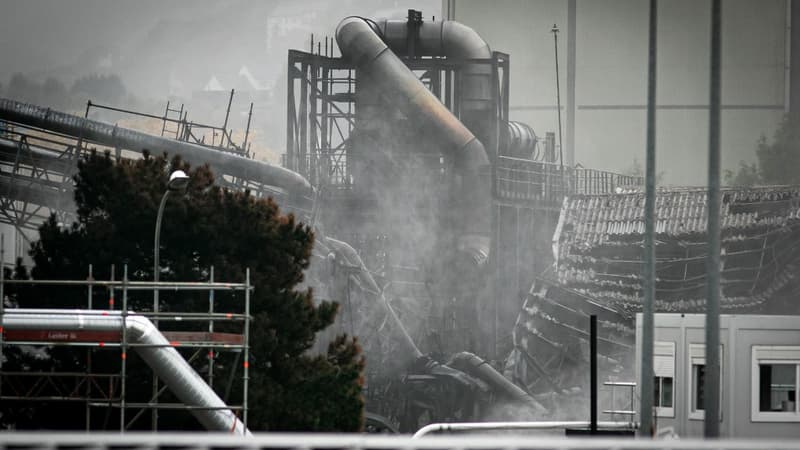 L'usine Lubrizol, à Rouen, a brûlé le 26 septembre 2019.