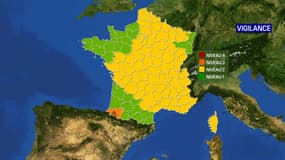 Les Pyrénées-Atlantiques sont placées en vigilance orange crue