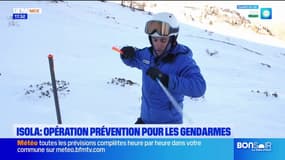 Isola 2000: les gendarmes sensibilisent les skieurs contre les comportements à risque