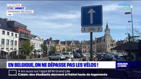 Belgique: les voitures n'ont plus le droit de dépasser les vélos dans certaines rues de Poperinge