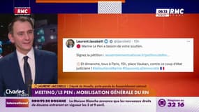 Meeting/Le Pen : "On se rassemble pour soutenir Marine Le Pen" 