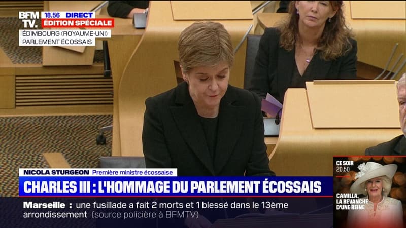 La Première ministre écossaise présente les condoléances du Parlement écossais à la famille royale