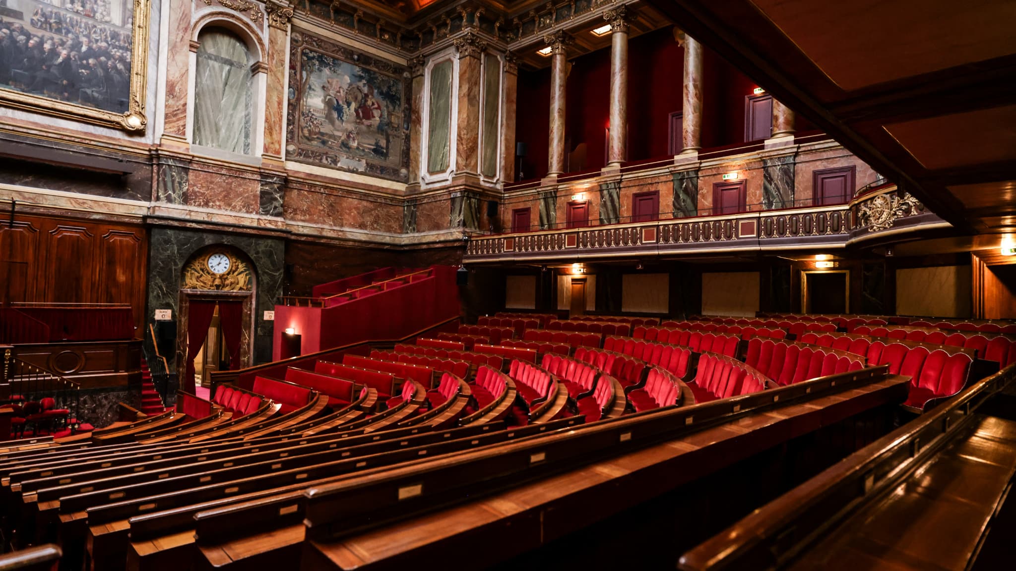 La salle du Congrès du château de Versailles (Yvelines), le 14 février 2025.
