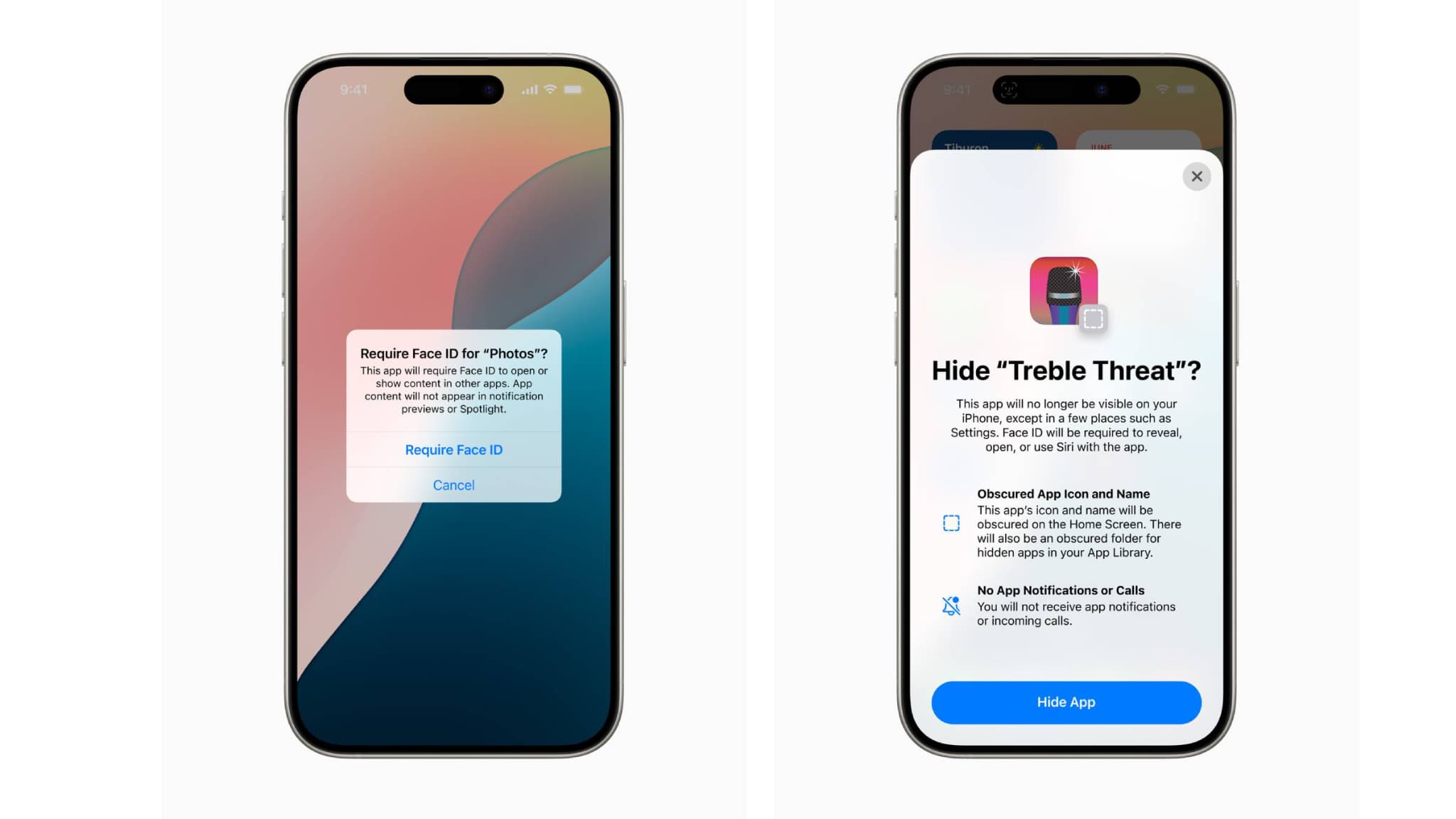 iOS 18 permet de verrouiller ses applications ou de les cacher