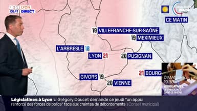 Météo Rhône: des orages ce vendredi, jusqu'à 33°C à Lyon