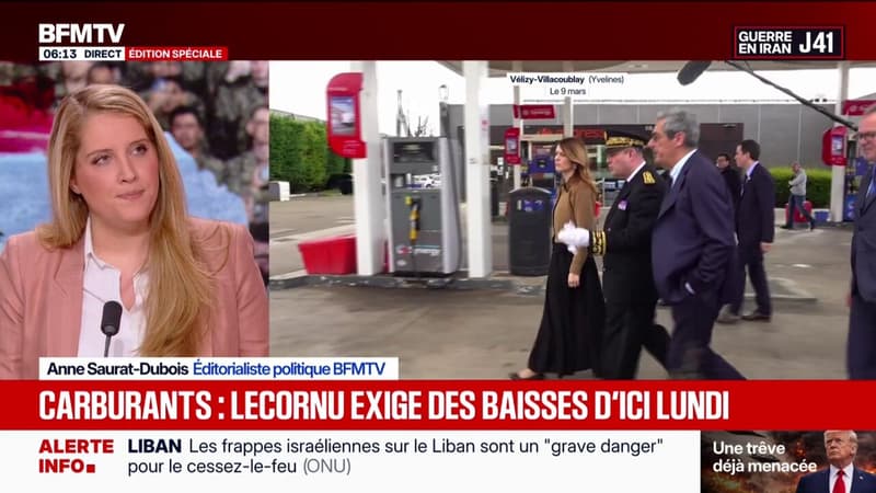 Guerre au Moyen-Orient: Sébastien Lecornu exige des baisses sur les prix du carburant d'ici le 13 avril