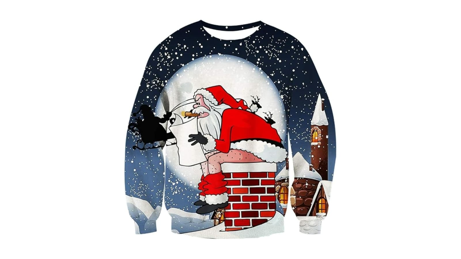 🔎 Découvrez l’offre pull de Noël Père Noël