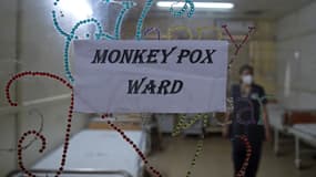 Salle d'isolement pour les patients de la variole du singe à Ahmedabad, en Inde, le 25 juillet 2022