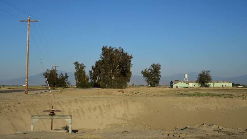 Un paysage désertique dans le Comté de Kern, en Californie, le 29 mars.