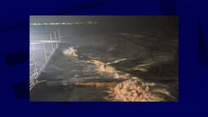 Photo de la tempête Ciaran à Carnac en bretagne le 1er novembre 2023