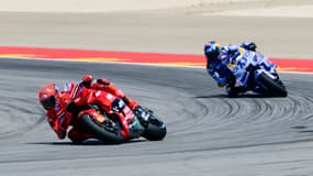 Marc Marquez sur la course sprint du Grand Prix d'Aragon, le 7 juin 2025