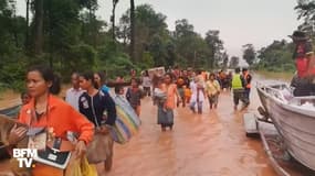Au Laos, des centaines de personnes portées disparues après l’effondrement d’un barrage