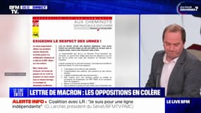 "Pas à la hauteur de l'histoire": la lettre d'Emmanuel Macron provoque la colère des oppositions