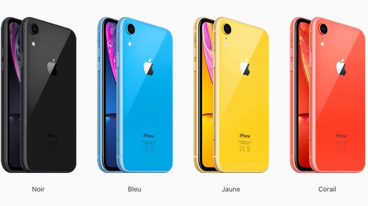 L'iPhone Xr se décline en six coloris.