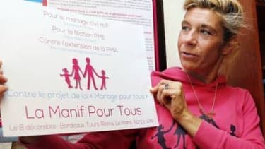 La leader du collectif Manif pour tous Frigide Barjot