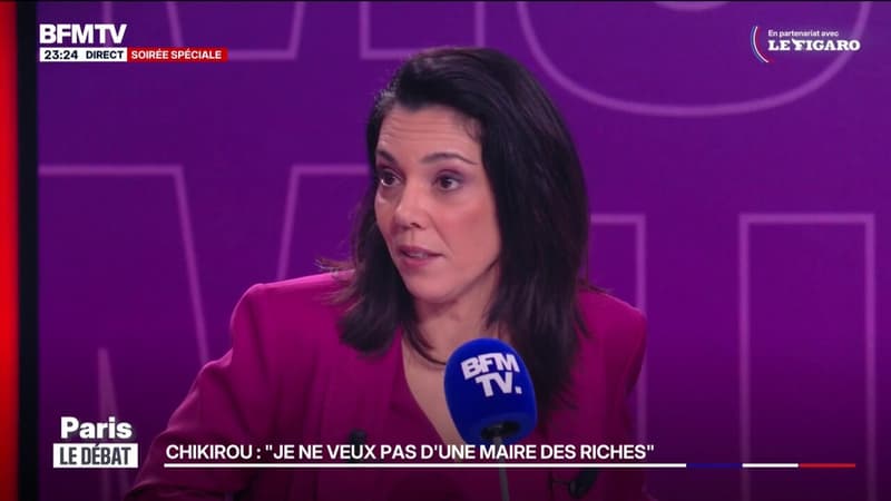 Municipales à Paris: “Je ne veux pas d’une maire des riches après qu’on ait eu un président des riches”, dénonce Sophia Chikirou