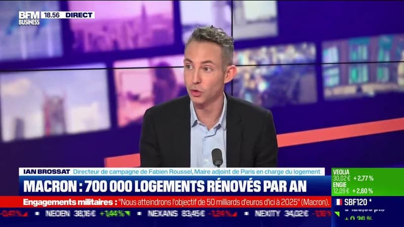 Macron: 700 000 logements rénovés par an - 17/03
