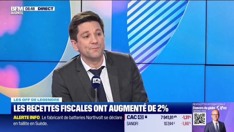 Les off de Legendre- Les recettes fiscales ont augmenté de 2% en 2024