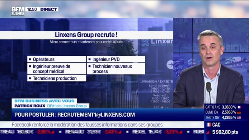 Linxens Group recrute une trentaine de postes en France