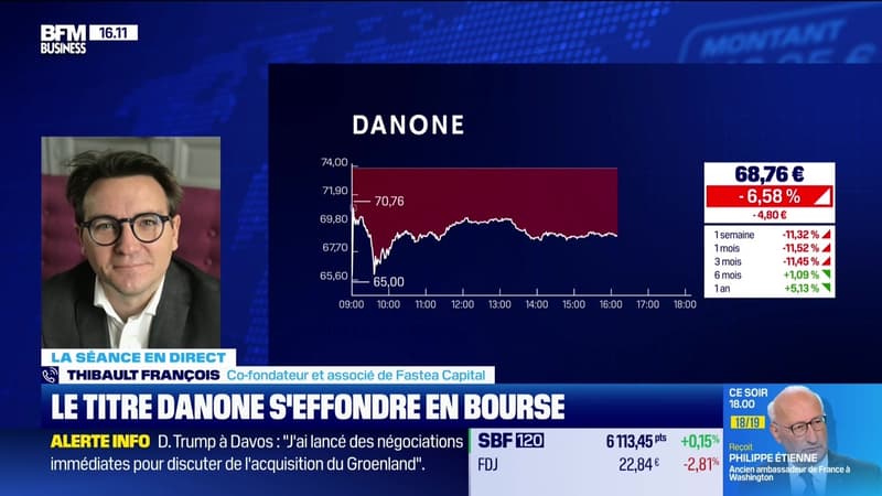 Danone plus forte baisse en Europe, crise sur les laits infantiles à Singapour - 21/01